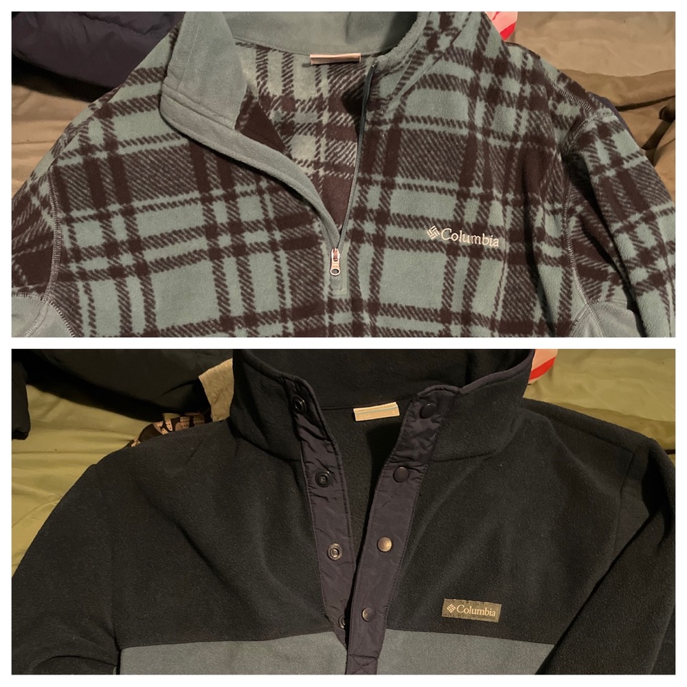 TWO Columbia Fleece! Super soft!